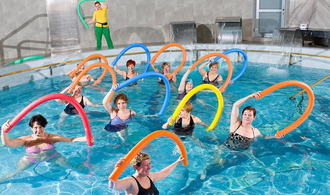 ćwiczenia w basenie z osteochondrozą lędźwiową